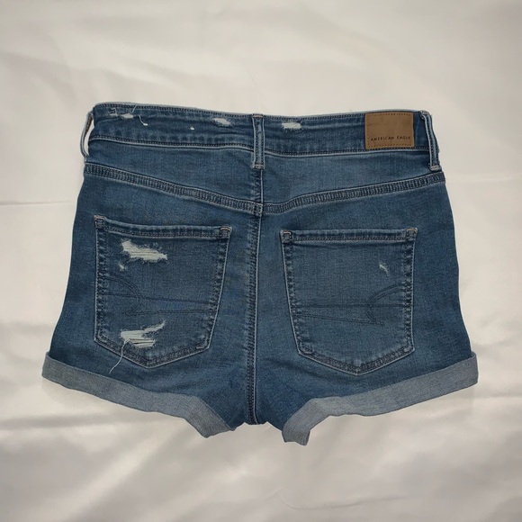 Hi-rise shortie American Eagle jean shorts - Picture 2 of 3